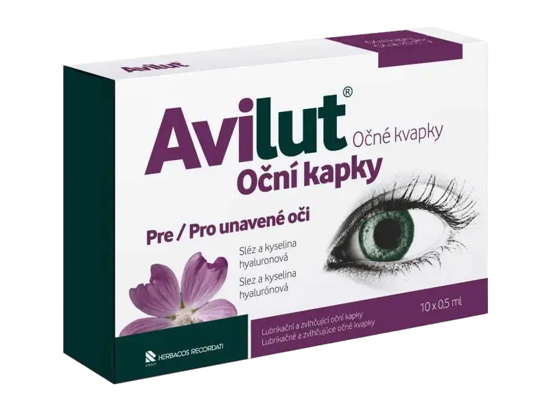 AVILUT OČNÉ KVAPKY 10x0,5 ml