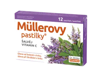 Müllerove pastilky so šalviou a vitamínom C 12 tbl