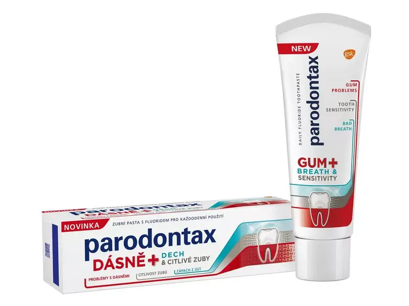 Parodontax ĎASNÁ+DYCH & CITLIVÉ ZUBY 75 ml