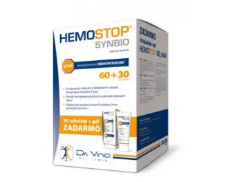 DA VINCI Hemostop synbio 60 + 30 kapsúl ZADARMO + gel 75 ml