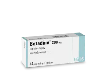 Betadine 200 mg vaginálne čapíky 14ks