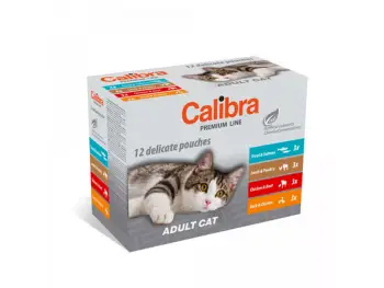 CALIBRA Cat - Kapsičky pre dospelé mačky 12 x 100 g