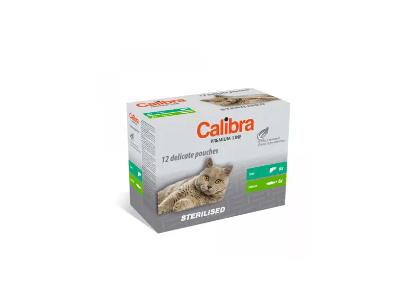 CALIBRA Cat - Kapsičky pre kastrované mačky 12 x 100 g