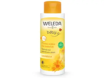 WELEDA Baby nechtíkové čistiace mlieko na zadoček 400 ml