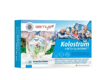 BARNY´S Kolostrum s betaglukánmi forte 30ks