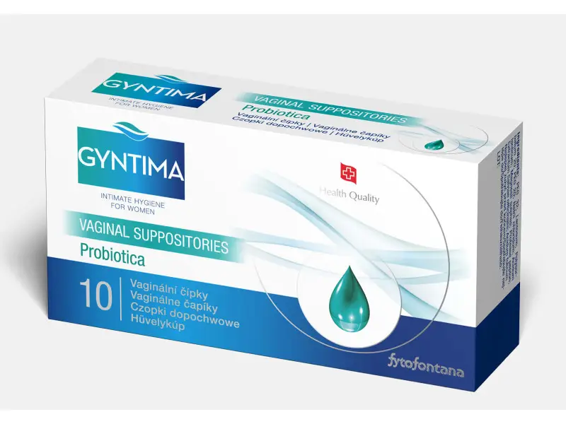 GYNTIMA Probiotica vaginálne čapíky 10ks