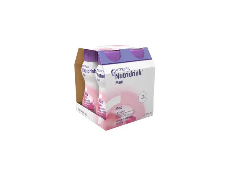 Nutridrink Max JAHODA 4x300 ml