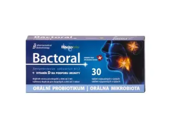 BACTORAL+vitamín D žuvacie tablety 30 ks