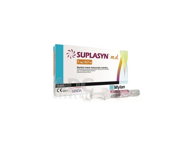 SUPLASYN m.d. sterilný roztok hyaluronátu sodného 7 mg/0,7 ml, 1x0,7 ml