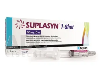 SUPLASYN 1-Shot viskoelastický materiál sterilný roztok hyaluronátu sodného 60 mg/6 ml, 1x6 ml