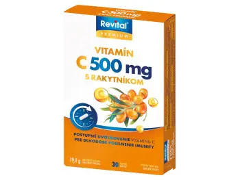 REVITAL VITAMÍN C 500MG s rakytníkom 30