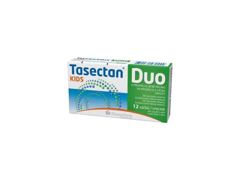 Tasectan KIDS DUO 250 mg vrecká pre deti 1x12 ks