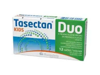Tasectan KIDS DUO 250 mg vrecká pre deti 1x12 ks
