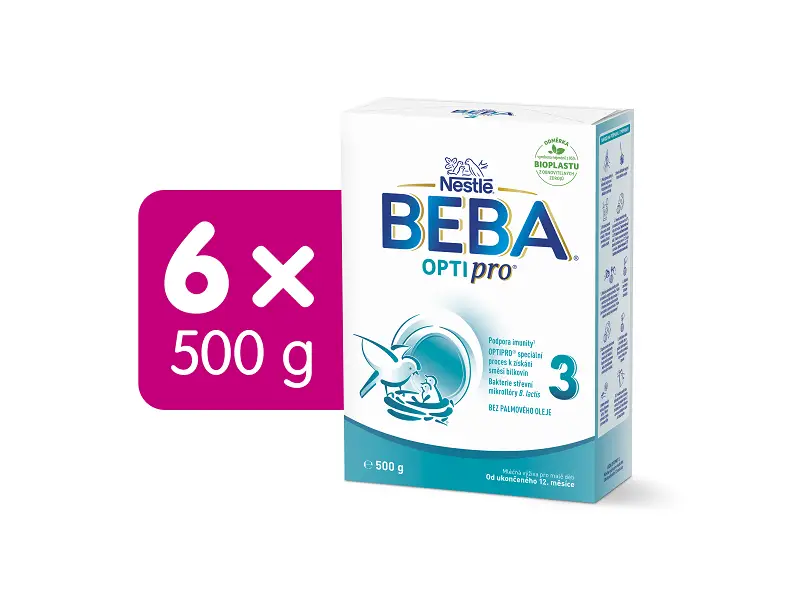 Nestlé BEBA OPTIPRO 3  od ukonč. 12. mesiaca 500 g