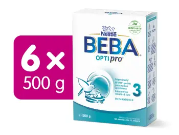 BEBA 3 OPTIPRO od ukonč. 12. mesiaca 6x500 g