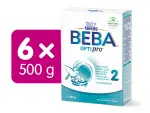 BEBA OPTIPRO 2 následná mliečna výživa (od ukonč. 6.mesiaca) 6x500 g
