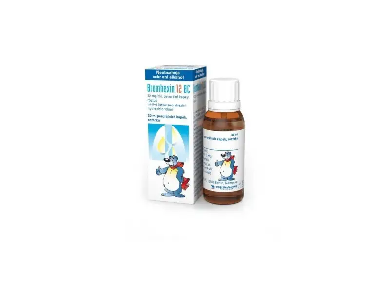 Bromhexin 12 BC perorálny roztok 30ml