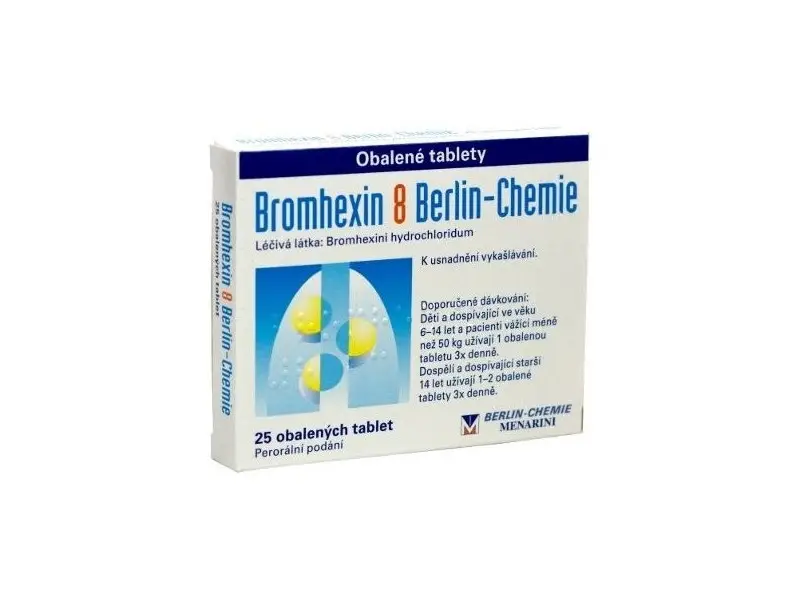 BROMHEXIN 8 BERLIN-CHEMIE 8 mg 25 ks