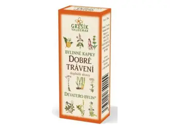 GREŠÍK BYLINNÉ KVAPKY DOBRÉ TRÁVENIE 1x50 ml