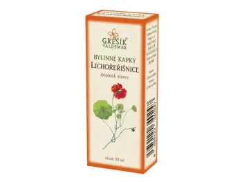 GREŠÍK BYLINNÉ KVAPKY KAPUCÍNKA 1x50 ml