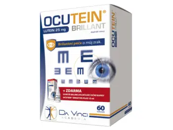 OCUTEIN Brillant Lutein 25 mg 60tbl + očné kvapky