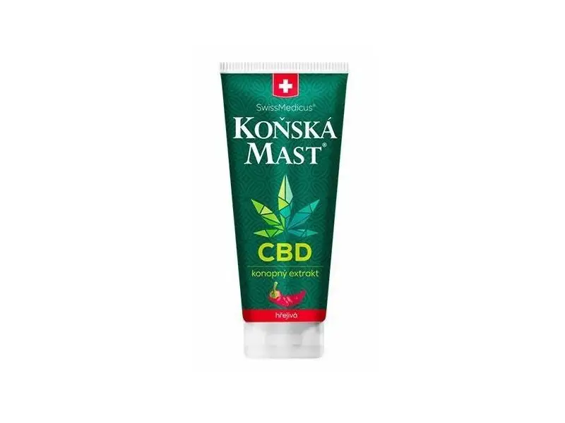 SWISS KONSKÁ MASŤ s CBD hrejivá 200ml