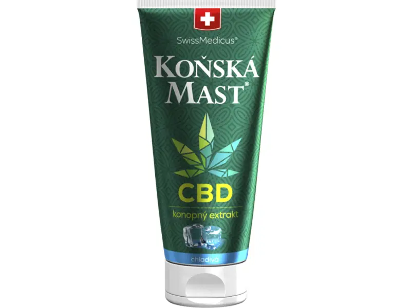 SWISS KONSKÁ MASŤ s CBD chladivá 200ml