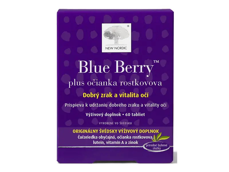 NEW NORDIC Blue Berry tbl 1x60 ks