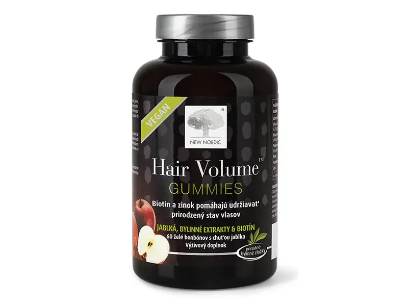 NEW NORDIC Hair Volume GUMMIES VEGAN želé 1x60 ks