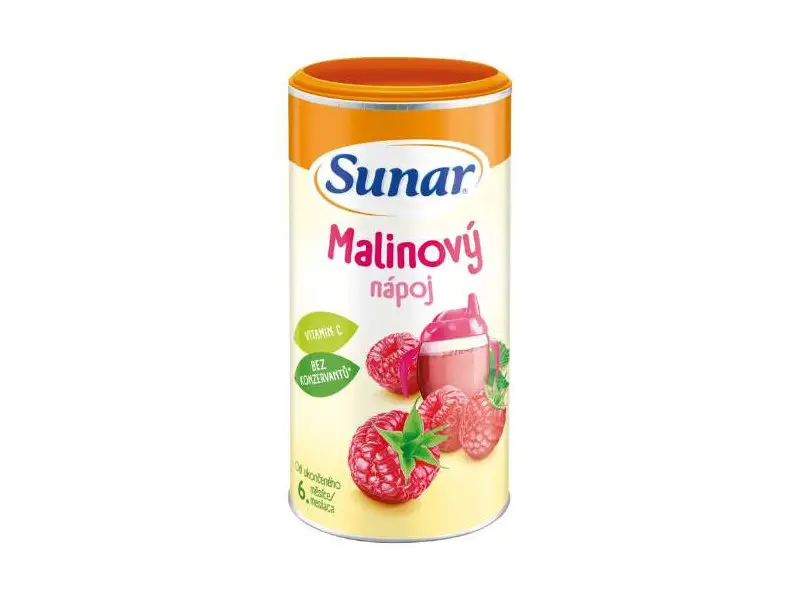 Sunárek rozpustný nápoj malinový 200 ml