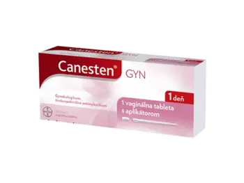 CANESTEN GYN 1 deň vaginálna tableta 500 mg