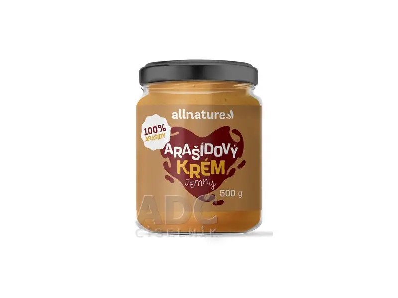 Allnature Arašidový krém jemný   500 g