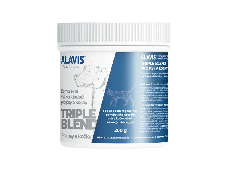 ALAVIS TRIPLE BLEND PSY A MAČKY prášok 200 g