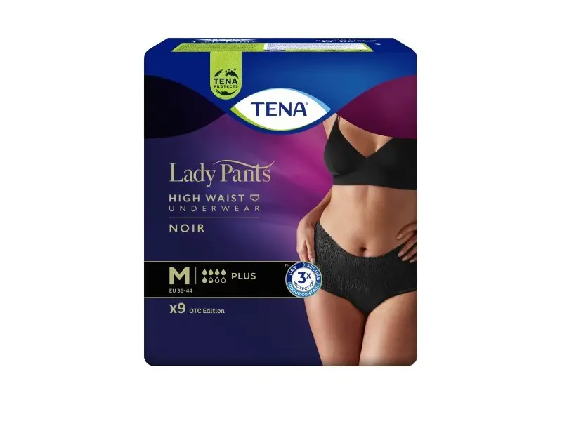 TENA Lady Pants PLUS NOIR MEDIUM (čierne) 1x9 ks