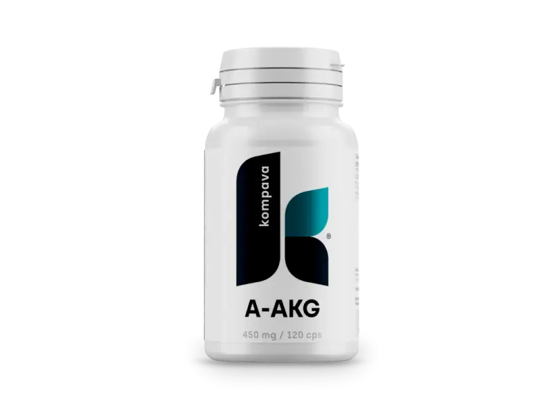 KOMPAVA ARGININ A-AKG 450MG 120CPS