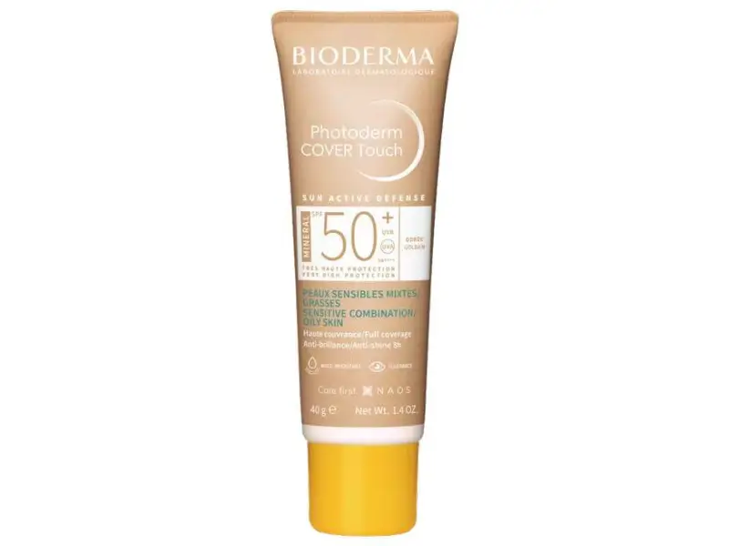 BIODERMA Photoderm COVER Touch SPF 50+ golden minerálny make-up zlatý 40 g