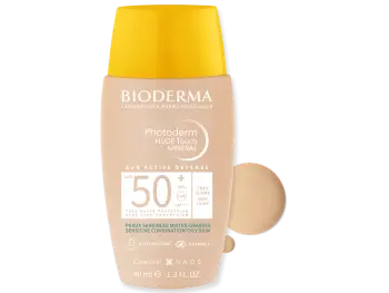 BIODERMA Photoderm NUDE Touch MINERAL veľmi svetlý SPF 50+