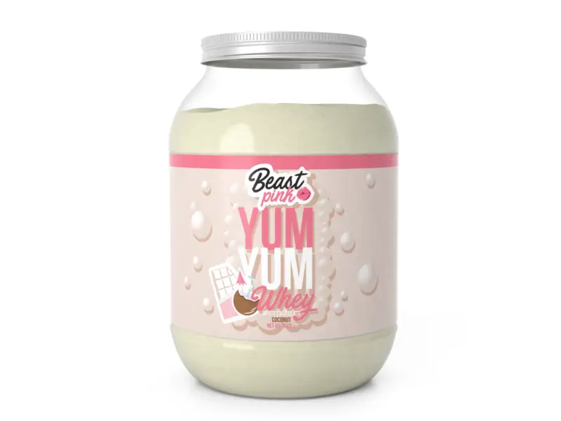 GymBeam Proteín Yum Yum Whey 1000 g - BeastPink čokoláda kokos