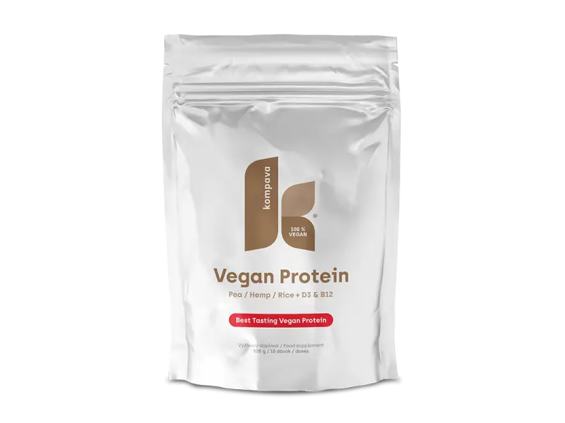 KOMPAVA PROTEIN VEGAN 525G COKOLADA & VISNA