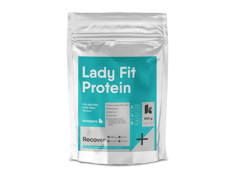 KOMPAVA PROTEIN LADYFIT 500G VANILKA & SMOTANA