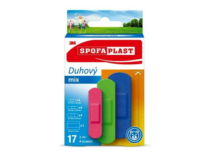 3M™ SPOFAPLAST 606 Dúhový mix 17 kusov