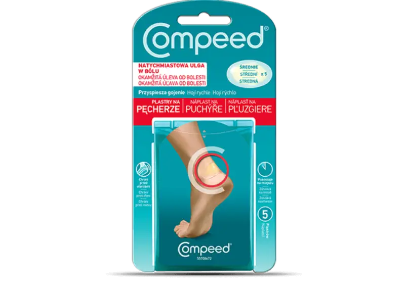 Compeed náplasť PĽUZGIERE stredná 10ks