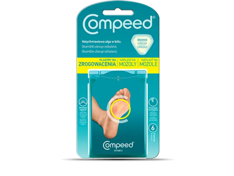 Compeed NÁPLASŤ na mozole. 6ks