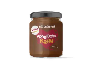 Allnature Arašidový krém s horkou čokoládou   500 g