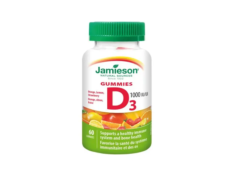 JAMIESON VITAMÍN D3 1000 IU 60ks