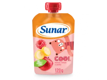 Sunar Cool ovocie malina, banán, jablko 120g