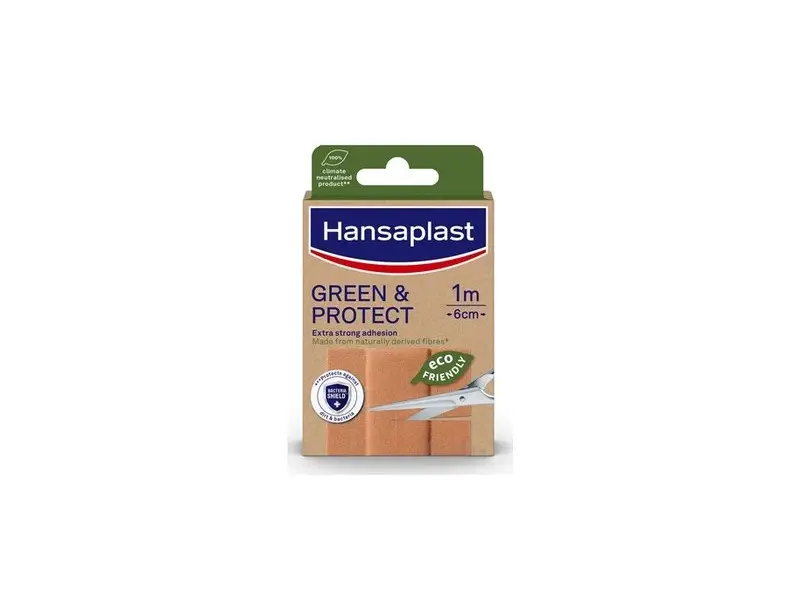 Hansaplast GREEN & PROTECT udržateľná náplasť, 1m x 6cm 1x1 ks