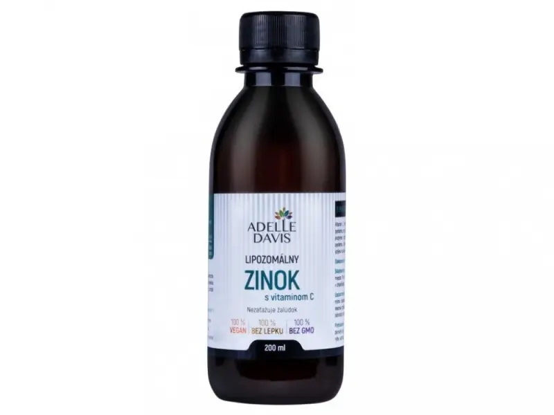 Adelle Davis Lipozomálny ZINOK s vitamínom C 1x200 ml