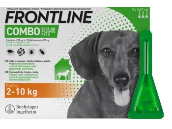 FRONTLINE COMBO SPOT DOG S 2-10kg  3ks