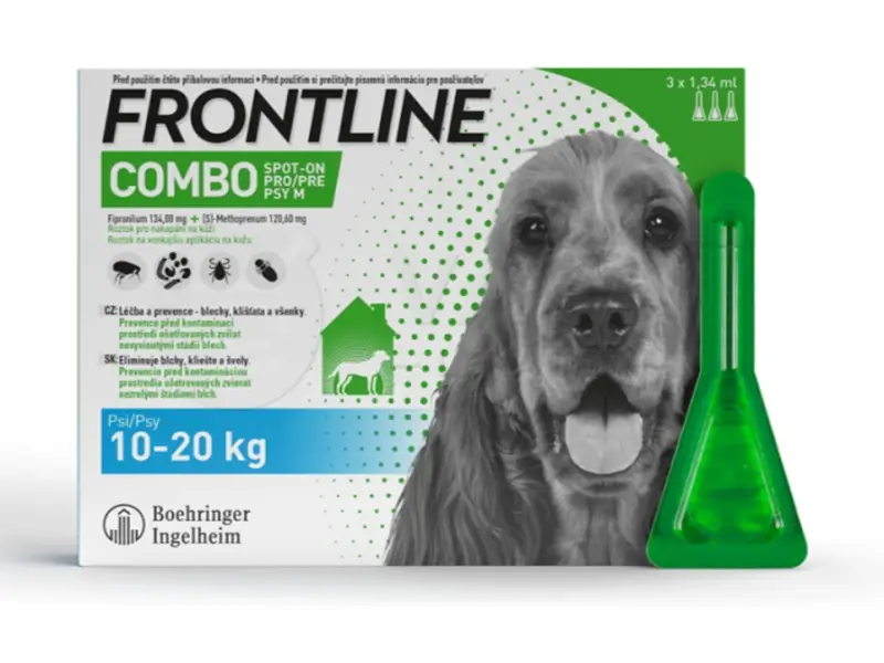 FRONTLINE COMBO SPOT ON DOG M 3ks